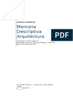 Memoria Descriptiva Arquitectura: Agencia Dominicos