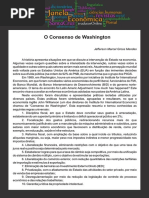Consenso de Washington - artigo