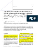 Functional Thoracic Hyperkyphosis Model For Chronic Subacromial Impingement Syndrome