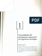 Generalidades de Los Presupuestos Capitulo 01 Del Libro de Jorge Burbano Los Presupuestos PDF