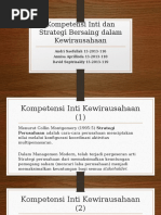 Kompetensi Inti Dan Strategi Bersaing Dalam Kewirausahaan