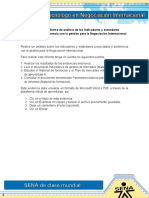 Evidencia 4 Informe de Analisis de Los Indicadores y Estandares Proyectados y Pertinencia Enviar
