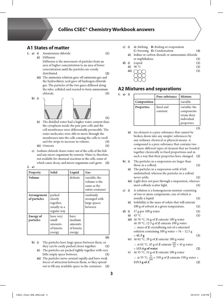 Chemistryworkbook Answers Pdf Ionic Bonding Mole Unit