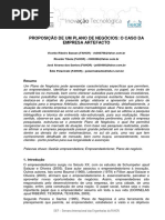 2011 Proposicao Plano Negocio Artefacto