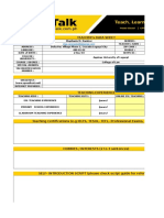 Teacher's Data Sheet