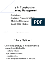 Ethics Construction Management