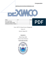 Compensation system of BEXIMCO ltd.