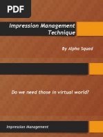 Impression Management Technique