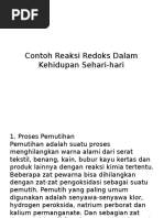 Contoh Reaksi Redoks Dalam Kehidupan Sehari-Hari