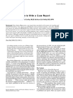 How To Write A Case Report PDF