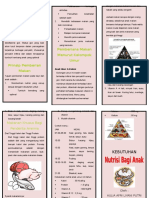 Leaflet Gizi Untuk Anak