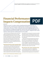 Financial Performance Impacts Compensation Options: Technical Feature