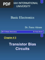 Transistor Bias Circuits