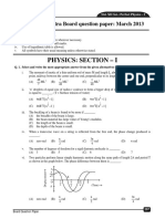 HSC Physics I Board Paper 2013 PDF