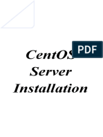 CentOS Server Installation