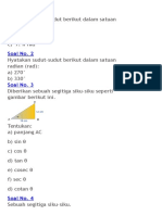 Latihan Soal Trigonometri