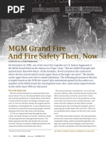 MGM Grand Fire and Fire Safety Then, Now: Technical Feature