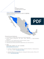 Grupo industrial CYDSA y sus divisiones de productos químicos y energía