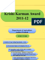 Krishi Karman Award 2011-12: Department of Agriculture Andhra Pradesh