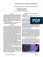 Analysis of Dynamic Voltage Drop With PVT Variation in Finfet Designs