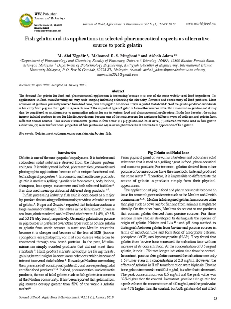 Gelatin Pig Skin Market Gelatin Elisa