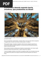 Economista Demole Suposta Teoria Ortodoxa, Que Predomina No Brasil - 22-12-2016 - Clóvis Rossi - Folha