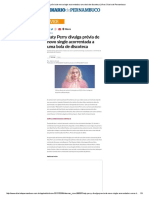 Katy Perry Divulga Prévia de Novo Single Acorrentada a Uma Bola de Discoteca _ Viver_ Diario de Pernambuco