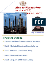 Introduction To Fitness-For-Service (FFS) API 579-1 / ASME FFS-1 2007