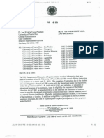 Carta del Departamento Educacion Federal - Acerca de las Ayudas Economicas a Estudiantes de La UPR