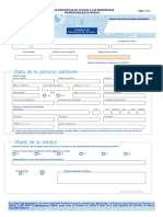 Pruebas Enseñanzas Profesionales de Música. Solicitud (Formulario PDF