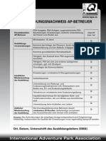 IAPA Zertifizierungsbogen Betreuer