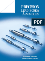 Precision lead screw assemblies for linear positioning applications