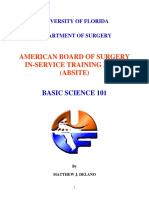 American Board of Surgery In-Service Training Exam (Absite) : Basic Science 101