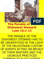 25th Ot Dishonest Steward God Mammon