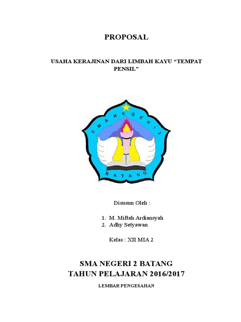 Proposal Limbah Kayu