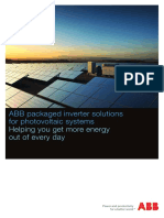 ABB Packaged Inverter Solutions For Photovoltaic Systems Brochure 3AXD50000039235 EN PDF