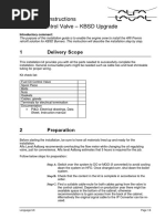 Installation Instructions Fuel Oil Control Valve - KBSD Upgrade