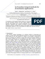 Non-Singular Boundary Integral Methods For Fluid Mechanics Applications