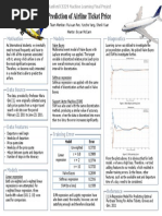 Prediction of Airline Ticket Price: Motivation Models Diagnostics