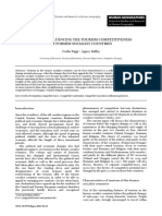 Factors Influencing The Tourism Competitiveness of Former Socialist Countries