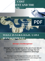 Strategic Cost Management and The Value Chain