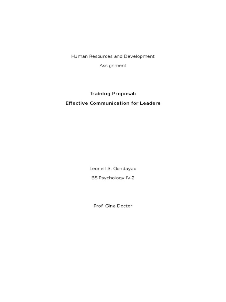 Human Resources and Development | PDF | Lecture | Facilitator