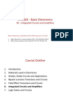 EN1802 - Basic Electronics: S6 - Integrated Circuits and Amplifiers