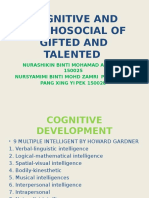 Cognitive and Psychosocial of Gifted and Talented