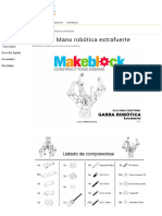 Manual_ Mano Robótica Extrafuerte (Tutoriales de Makeblock)