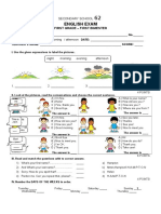 English Exam: First Grade - First Bimester