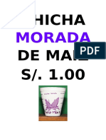 Chicha Morada de Maiz