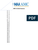 Amc 82016 Answers