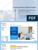 Training Guide For Service Provider 2.5