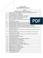 Exam Topics Buildings Installations